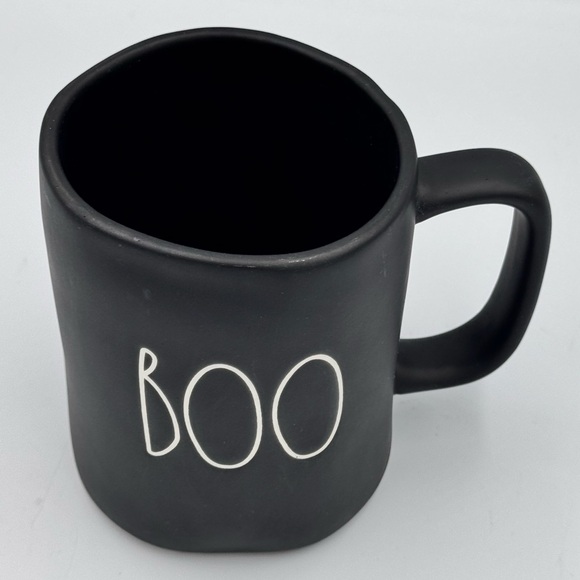 Rae Dunn Black & White “Boo” Halloween Mug with Black Inside - Picture 5 of 8